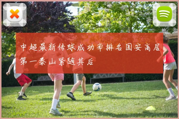 中超最新传球成功率排名国安高居第一泰山紧随其后